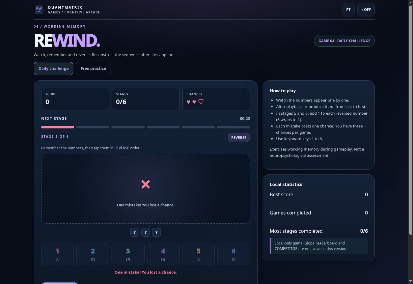 Real REWIND gameplay screenshot 3: round feedback